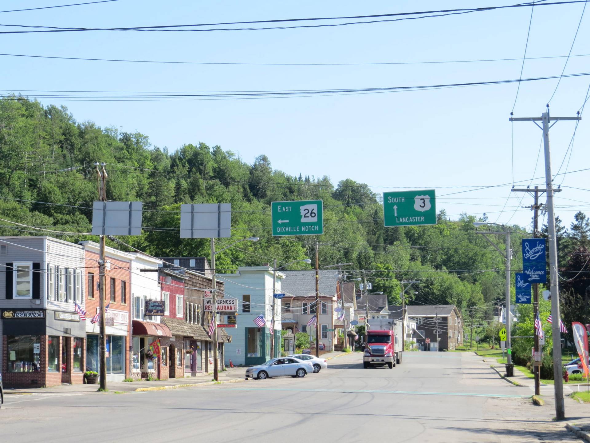 Main Street, Colebrook, NH Town