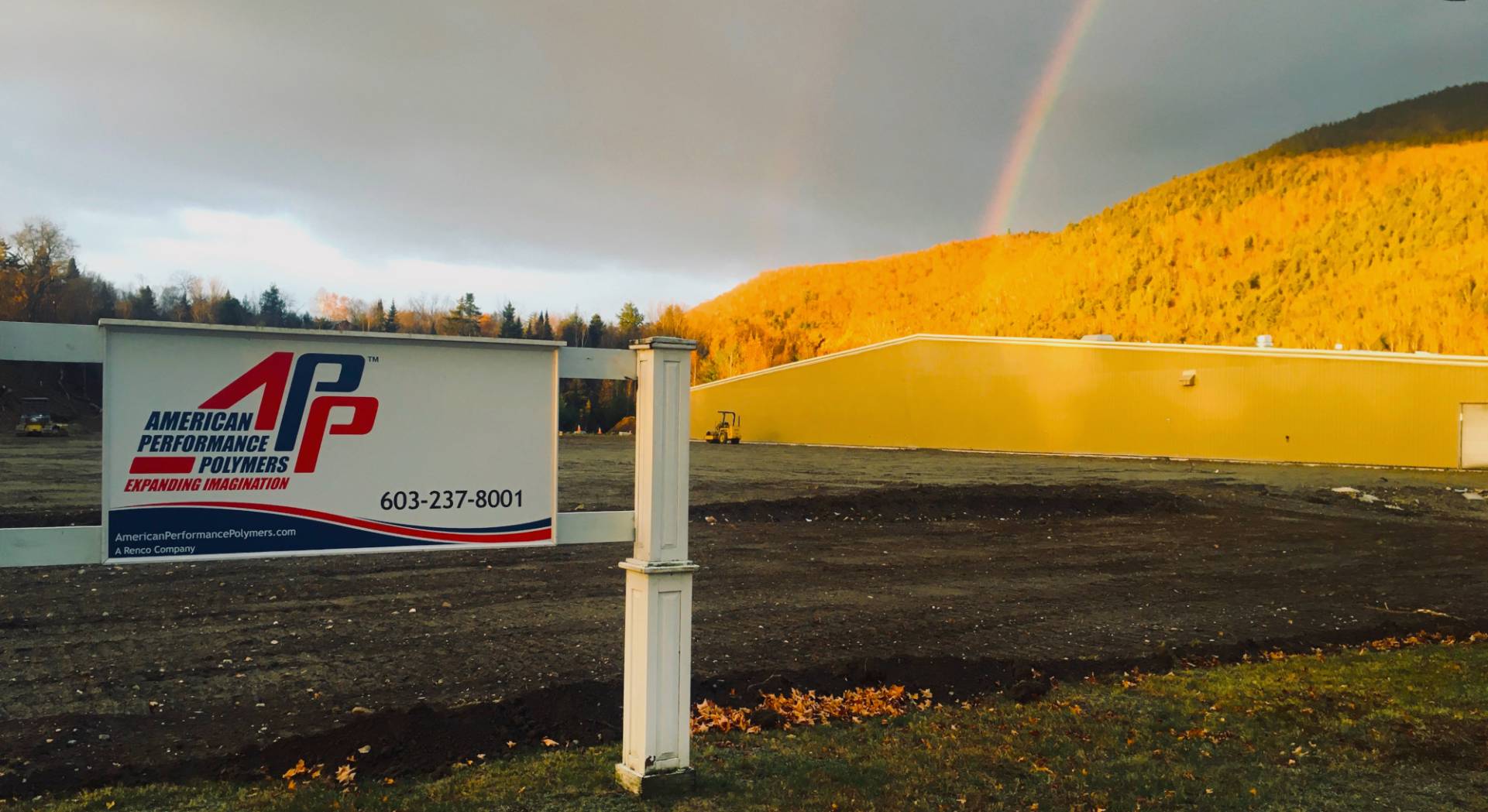 American Performance Polymers Rainbow Sign Factory